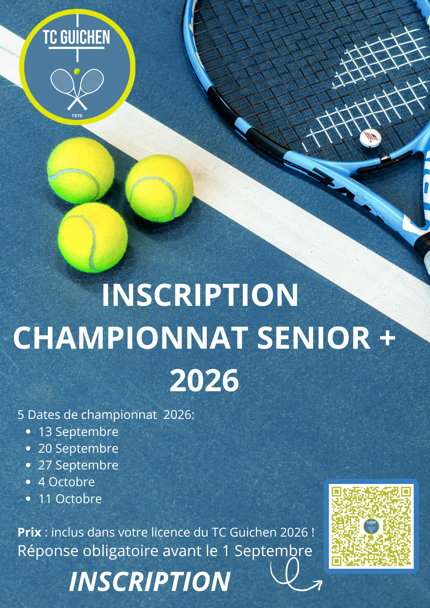 championnat senior + 2026
